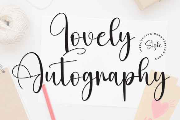 Download Lovely Autography - Love Collection
