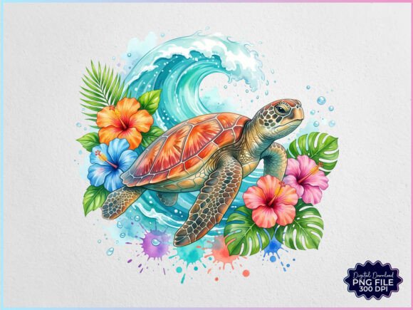 Download Sea Turtle Tropical Summer Beach PNG - Tropic Collection