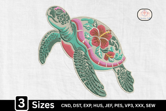 Download Tropical Ocean Floral Sea Turtle - Ocean Collection